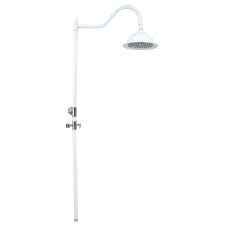  TRENDY'S Felső zuhanyoszlop, fehér-króm csaptelep