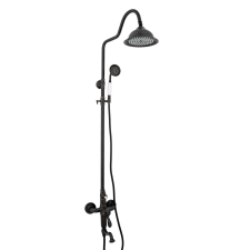  TRENDY'S zuhanyoszlop, három funkcióval, antik fekete csaptelep