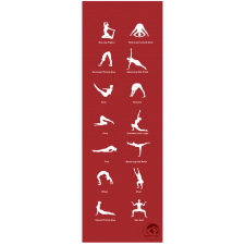 Trendy Jógaszőnyeg Trendy Home 180x60x0,5 cm piros tornaszőnyeg