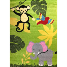 Trendy Kids 200x280 Trendy Kids Zöld dzsungel állatai D231A, gyerekszőnyeg lakástextília