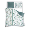Trendy pamut ágyneműhuzat, Zöld virágos