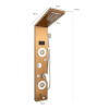TRENDY S A TRENDY zuhanypanel hidromasszázzsal, rozsdamentes acél 5 funkcióval, digitális, led, szatén réz