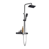  TRENDY S, Zuhanyoszlop, Fekete, 3 funkcióval