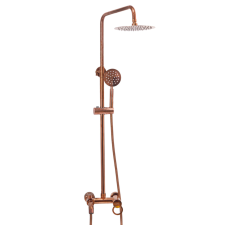 TRENDY S Zuhanyoszlop, TRENDY S, hármas funkcióval, rózsaszín fürdőkellék