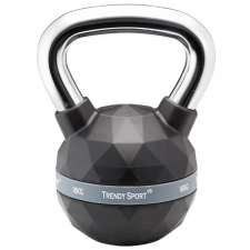 Trendy Sport Kettlebell Premium 16 kg fekete-króm kettlebell