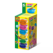  Trendy tempera festék 6db kreatív és készségfejlesztő