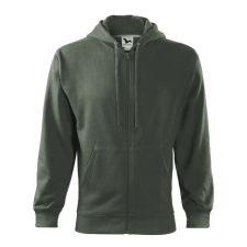 Trendy Zipper felső férfi sötét palakő 3XL férfi pulóver, kardigán