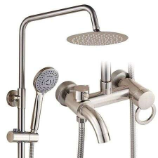  TRENDYS, Három funkciós zuhany oszlop, szatinált rozsdamentes acélból csaptelep