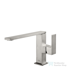 Tres Cuadro Exclusive mosdó csaptelep leeresztő nélkül, steel 00620501AC csaptelep