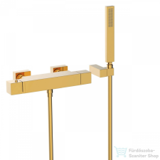 Tres SLIM EXCLUSIVE Termosztátos kádtöltő csaptelep, arany 20217409OR csaptelep