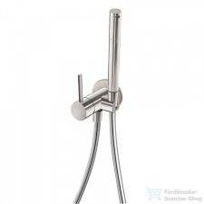 Tres Study Exclusive Fali bidet csaptelep kézizuhannyal steel 134123AC csaptelep
