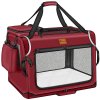 Tresko Přepravka pro psy a kočky 92 × 63 × 63 cm, červená