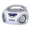  Trevi CMP 544BT hordozható fehér Bluetooth/FM/USB/AUX/CD boombox