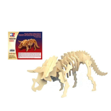 Triceratops 3d puzzle - fa, natúr puzzle, kirakós