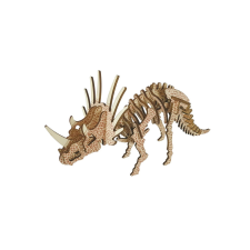 Triceratops fa 3D puzzle puzzle, kirakós