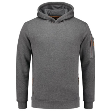 TRICORP ADLT42 PREMIUM HOODED SWEATER Kapucnis pulóver (stone melange, M) munkaruha