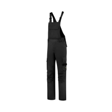 TRICORP Bib &amp; Brace Twill Cordura kantáros munkanadrág unisex fekete 58