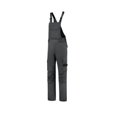 TRICORP Bib &amp; Brace Twill Cordura kantáros munkanadrág unisex sötétszürke 52