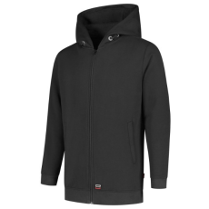 TRICORP Hooded Sweat Jacket Washable 60°C felső unisex sötétszürke M