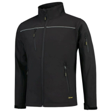TRICORP Luxury Softshell softshell kabát unisex fekete 4XL munkaruha
