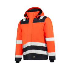 TRICORP Midi Parka High Vis Bicolor munkakabát unisex fluoreszkáló narancssárga L