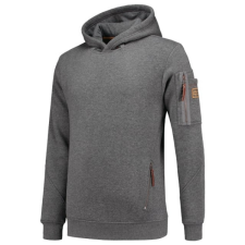 TRICORP Premium Hooded Sweater felső férfi stone melange M munkaruha