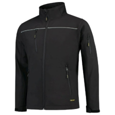 TRICORP Softshell kabát unisex Luxury Softshell T53 fekete L méret
