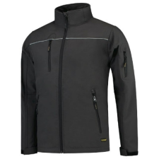 TRICORP Softshell kabát unisex Luxury Softshell T53 sötétszürke S méret munkaruha