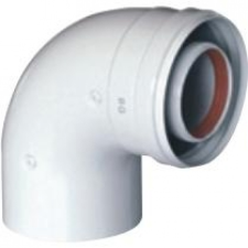 Tricox PAKÖ601C PPS/Alu Könyök 80/125 építőanyag