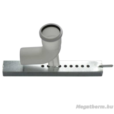 Tricox PBK10 bekötőkönyök, tartó sínnel PPs 60mm hűtés, fűtés szerelvény