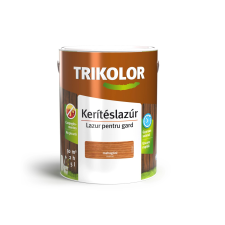 Trikolor kerítéslazúr Mahagóni 5 l favédőszer és lazúr