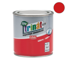 Trilak Trinát magasfényű zománcfesték 820 - piros - 0,25 l zománcfesték