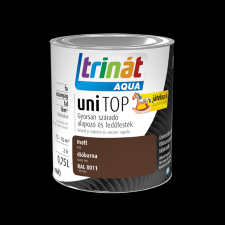 Trinát TRINÁT AQUA UNITOP MATT ZOMÁNCFESTÉK 0,75L, 8011 DIÓBARNA zománcfesték