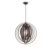 Trio 305900126 boolan 60w barna függesztett lámpatest