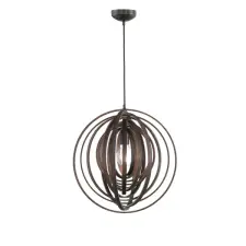 Trio 305900126 boolan 60w barna függesztett lámpatest világítás
