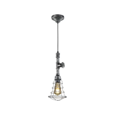 Trio 307000188 Gotham 1xE27 1 ágú függeszték lámpa antik ezüst (t307000188) világítás