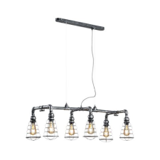 Trio 307000688 Gotham 6xE27 többágú függeszték lámpa antik ezüst (t307000688) világítás