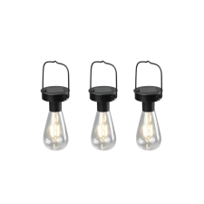 Trio CAMPUS R35146132 napelemes kültéri dekorációs lámpa, 3x1W LED, , IP44 kültéri világítás
