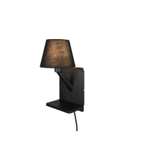 Trio Comfort fekete falikar (TRI-262670132) E14 1 izzós IP20 világítás