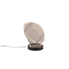 Trio Football fekete gyerek LED asztali lámpa (TRI-R52821132) LED 1 izzós IP20 világítás