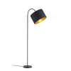 Trio Hostel fekete-arany állólámpa (TRI-408290179) E27 1 izzós IP20