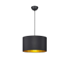 Trio Hostel fekete-arany függesztett lámpa (TRI-308200179) E27 1 izzós IP20