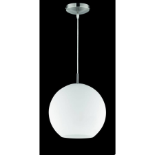 Trio Moon függeszték szatin króm, fehér E27 1 izzós világítás