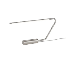 Trio Olea matt nikkel LED asztali lámpa (TRI-554310107) LED 1 izzós IP20 világítás