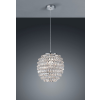 Trio Petty króm-átlátszó függesztett lámpa (TRI-R30451906) E27 1 izzós IP20