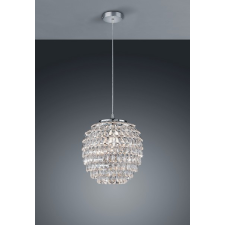 Trio Petty króm-átlátszó függesztett lámpa (TRI-R30451906) E27 1 izzós IP20 világítás