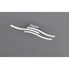 Trio Route mennyezeti lámpa szatin króm, fehér LED 3x500lm 3000K világítás