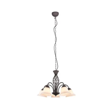 Trio Rustica rozsdabarna csillár (TRI-101000524) E14 5 izzós IP20 világítás