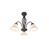 Trio Rustica rozsdabarna mennyezeti lámpa (TRI-601000324) E14 3 izzós IP20