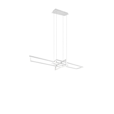 Trio Salinas függeszték matt fehér LED 4400lm 4000K világítás